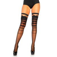 Leg-strømper-sexet-stripet