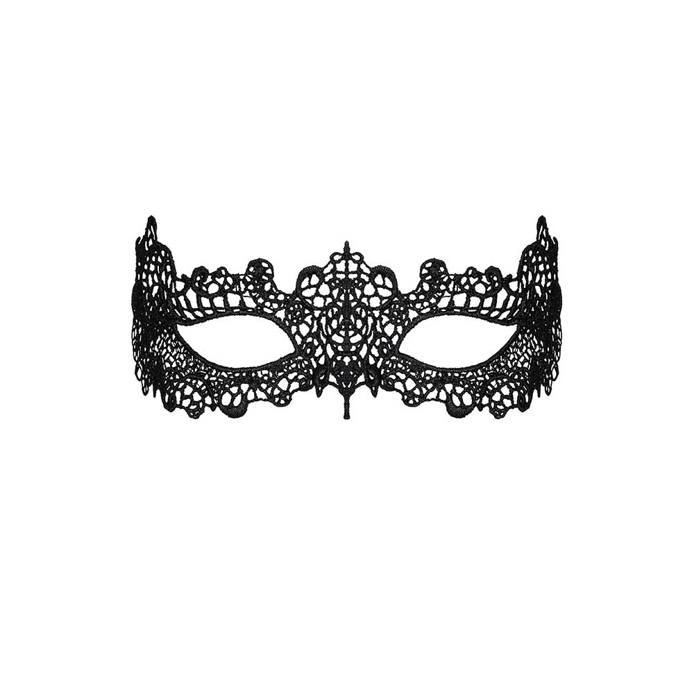 Obsessive maske med smukke detaljer One-size - Sort