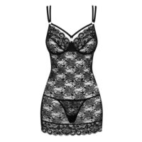 Obsessive Constanza Sort Blonde Chemise