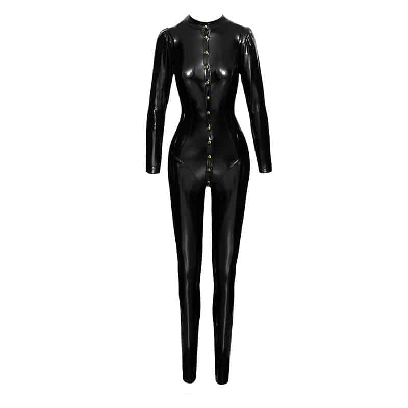 Noir Handmade Kink Royal black sheer mesh crotchless bodysuit